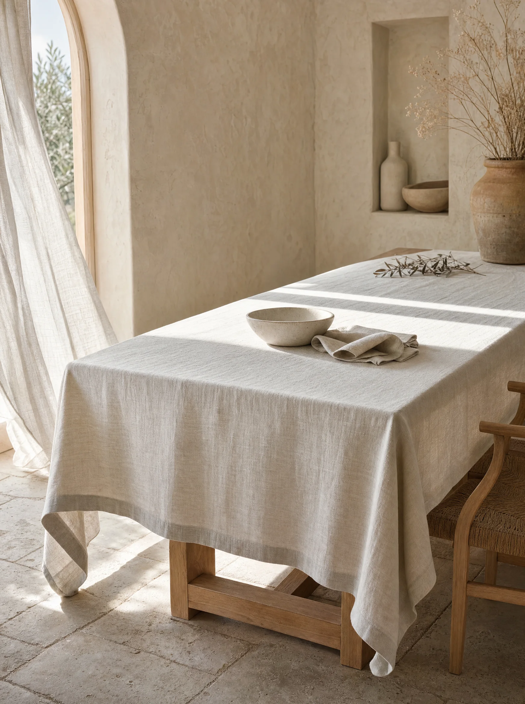 Aegean Tablecloth, at home