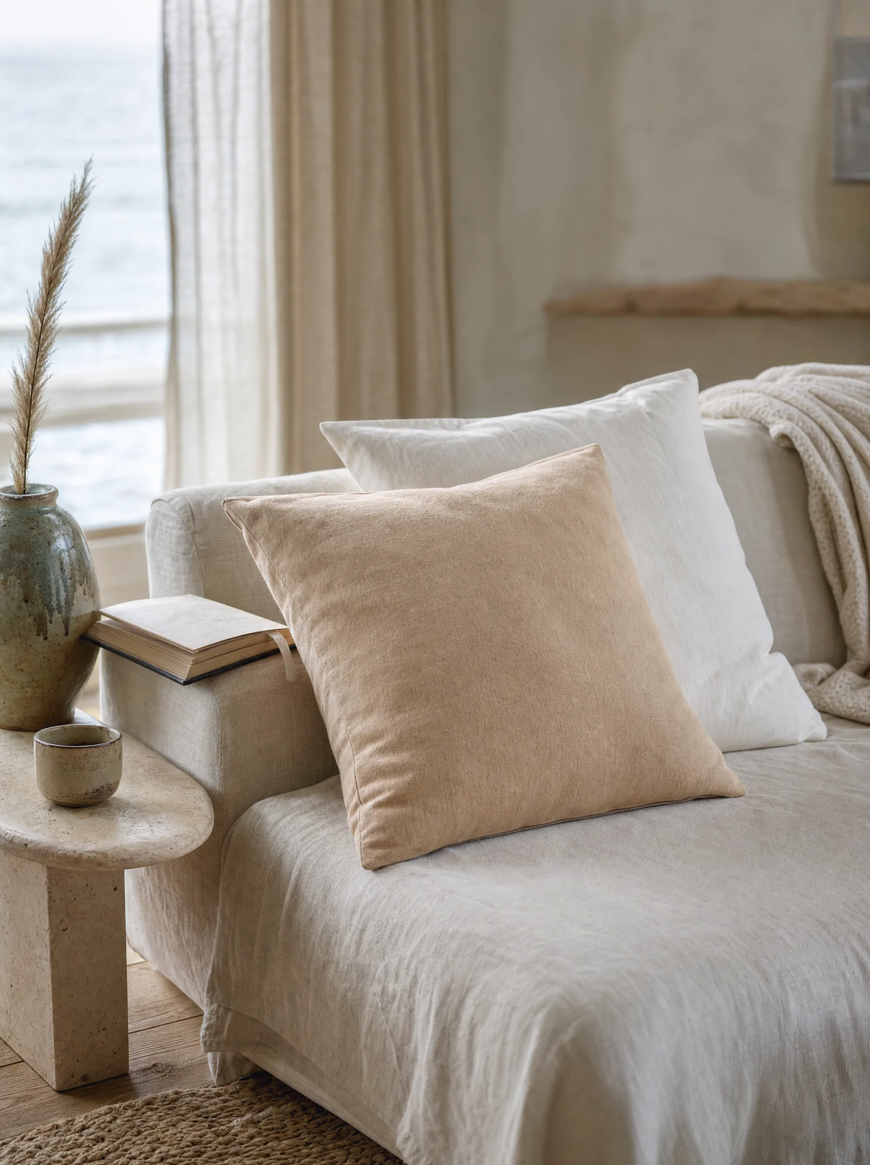 Shore Cushion, at home