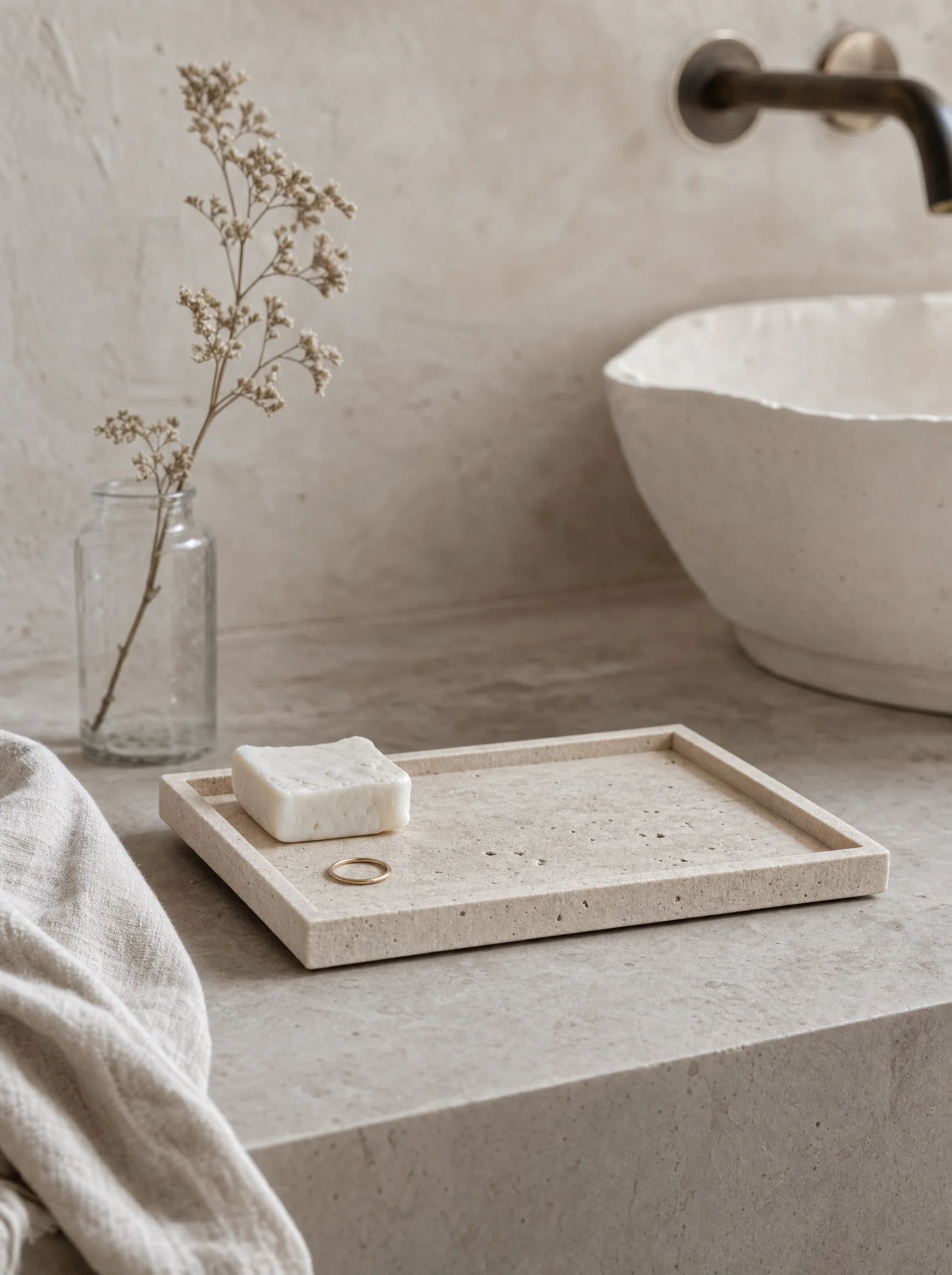 Stone Tray, at home